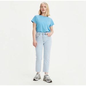 501® ORIGINAL FIT CROPPED WOMEN'S JEANS 31x36 NWT color white